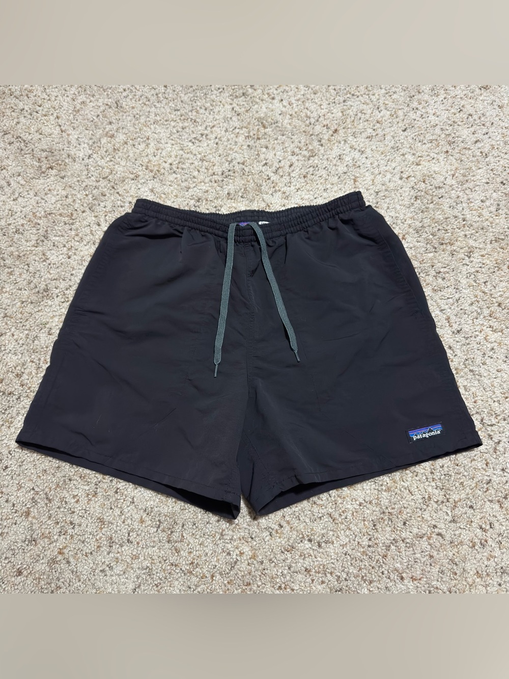 Patagonia Baggies 5” Shorts Men Black Nylon Lined